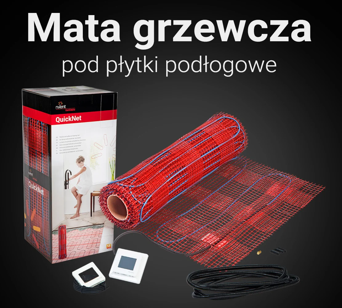 mata grzewcza pod płytki